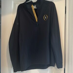College Football Playoff half zip. XL